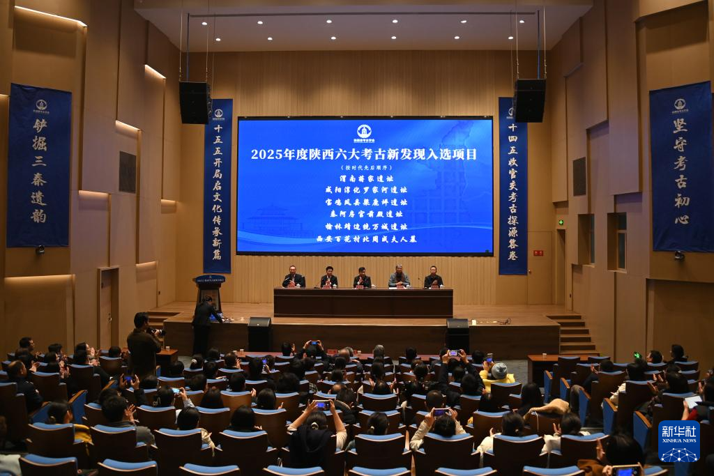2025年度陕西六大考古新发现在西安揭晓
