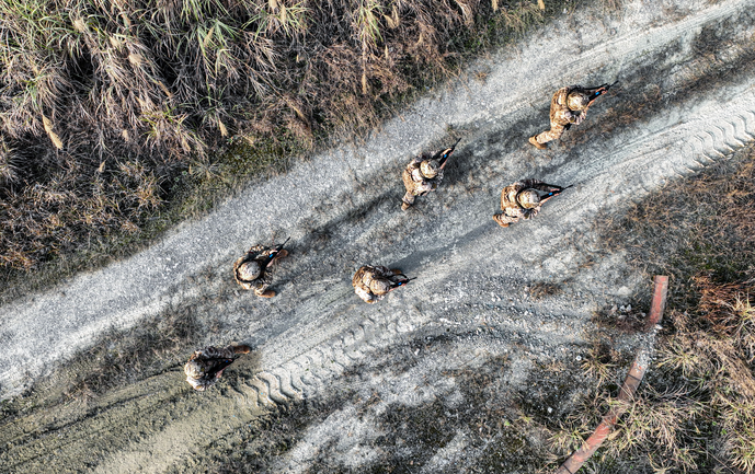 武警重庆总队执勤第五支队开展捕歼战斗演练