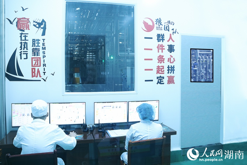 新春走基层|产线不停歇 发展不停档 工作人员正在监控数据。人民网记者 林洛钴摄