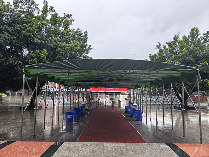 重庆长寿：风雨守护，为3845名考生保驾护航