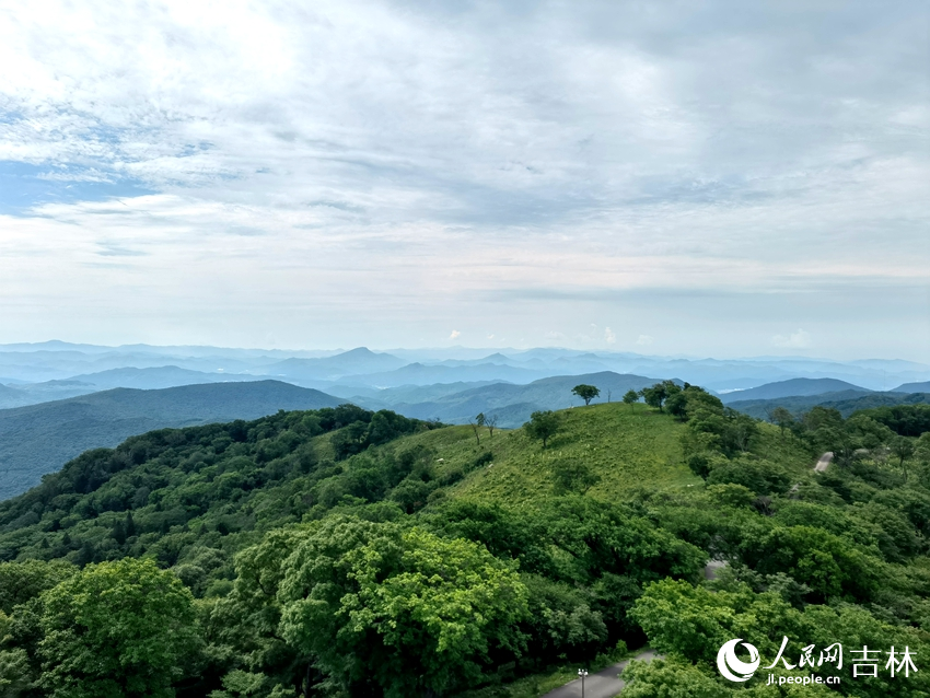 行进中国|绿水青山盘活村集体“家底” 四方山森林公园景色如画。人民网记者 马俊华摄