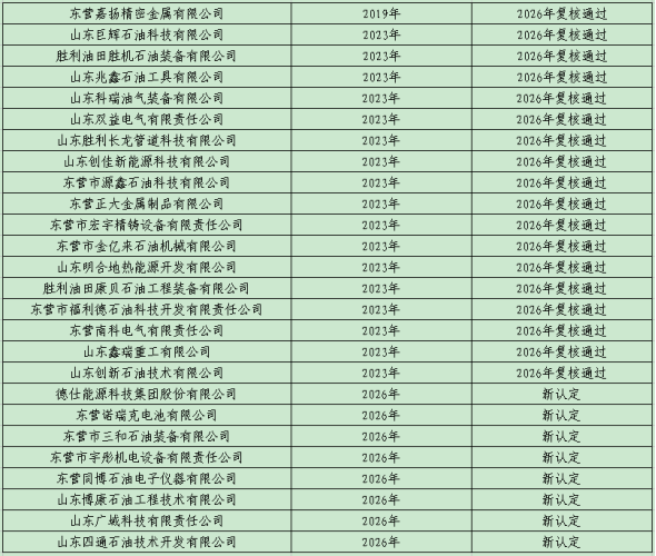 东营高新区新增8家省级专精特新企业 优质中小企业梯队持续壮大 东营高新区新增8家省级专精特新企业 优质中小企业梯队持续壮大